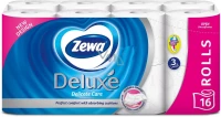 ZEWA Deluxe Pure White 3 kārtu tualetes papīrs 16 ruļļi | Multum