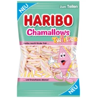 Haribo Chamallows Twirlies zefīri 200g | Multum