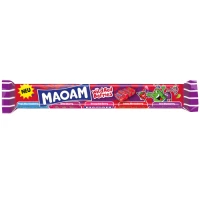 Maoam Wild Red Berries košļājamā konfekte ar meža ogu garšu 5gab 110g | Multum