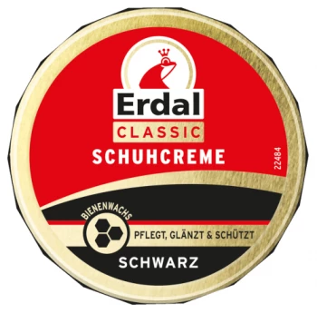 Erdal Schuhcreme Schwarz melns apavu krēms 75ml | Multum