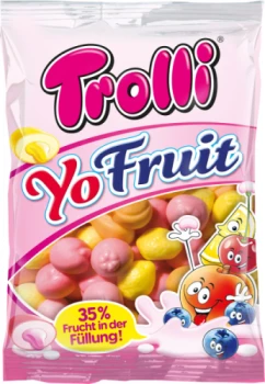 Trolli Yo Fruit augļu želejkonfektes 200g | Multum