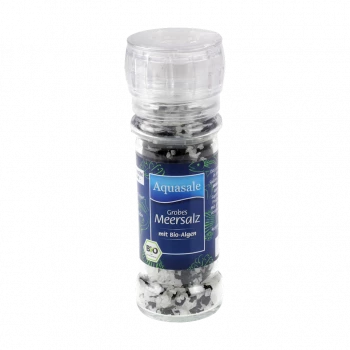 Aquasale Meersalz mit Bio-Algen maisījums ar jūras sāli un bio-aļģēm 75g | Multum