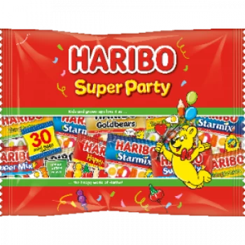 Haribo Super Party želejas konfektes x30 480g | Multum