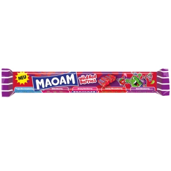 Maoam Wild Red Berries košļājamā konfekte ar meža ogu garšu 5gab 110g | Multum