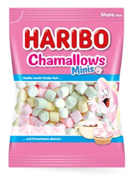 Haribo Chamallows Mini māršmelovu zefīri 200g | Multum