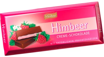 Bohme tumšā šokolāde ar aveņu krēma pildījumu 100g | Multum