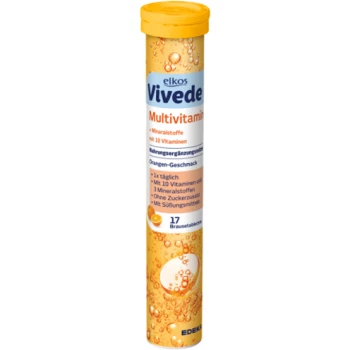 Elkos Vivede Multivitamīnu šķīstošās tabletes x17 102g | Multum