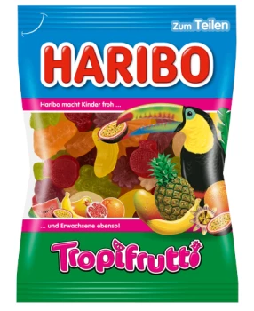 Haribo Tropifrutti želejas konfektes 100g | Multum