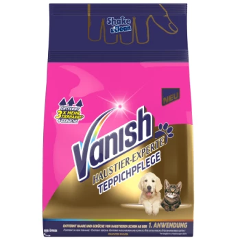 Vanish Haustier Experte Teppichpflege pulveris paklāju tīrīšanai 750g | Multum