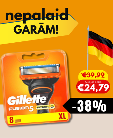 Gillette Fusion 5 skuvekļa kasetnes atlaide akcija MULTUM