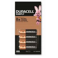 Duracell AA sārma baterijas 4gb | Multum