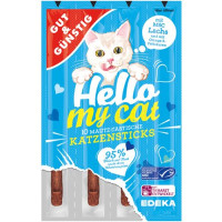 G&G Hello My Cat papildbarība nūjiņas ar lasi kaķiem 10gb 50g | Multum