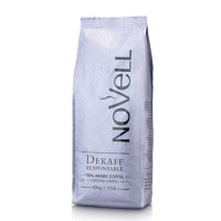 Novell Dekaff Organic grauzdētas bezkofeīna kafijas pupiņas, 500g | Multum
