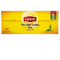 Lipton Yellow Label melnā tēja 25 paciņas | Multum