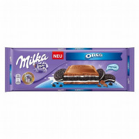 Milka Oreo alpu piena šokolāde ar Oreo cepumu pildījumu 280g | Multum