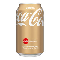 Coca Cola gāzēts dzēriens ar vaniļas garšu 0.33L | Multum