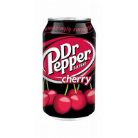 DR Pepper Cherry gāzēts bezalkoholisks dzēriens ar ķiršu garšu 0.33L D | Multum