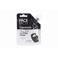 Face Facts attīroša noplēšamā maska ar spīdumiem sejai - melna | Multum