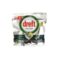 Dreft Platinum trauku mazgāšanas kapsulas ar citronu aromātu 16gab | Multum