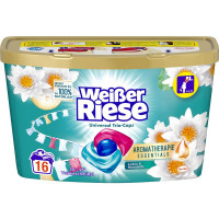 Weißer Riese Trio-Caps Universal Lotus veļas mazgāšanas kapsulas 16x 320g | Multum