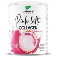 Nature’s Finest Pink Collagen Latte maisījums ar kolagēnu un vaniļas garšu 125g. | Multum