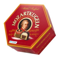 Maitre Truffout Mozart marcipāna – pistāciju praline 300g | Multum