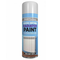 Paint Factory ātri žūstoša krāsa radiatoriem – balta 300ml | Multum