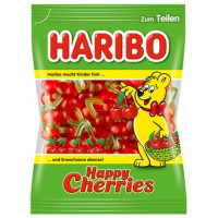 Haribo Happy Cherries želejas konfektes 175g | Multum