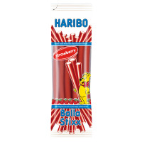 Haribo Balla Stixx Strawberry želejas konfektes ar zemeņu garšu 200g | Multum