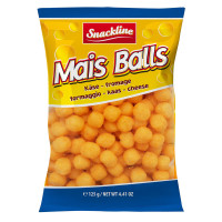Snackline Cheese Balls kukurūzas uzkodas ar siera garšu 125g | Multum