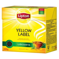 Lipton Yellow Label melnā lapu tēja 100g | Multum