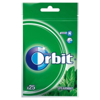 Orbit Spearmint košļājamā gumija 35g x25 | Multum