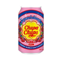Chupa Chups gāzēts bezalkoholisks dzēriens ar ķiršu košļājamās gumijas garšu 345ml | Multum