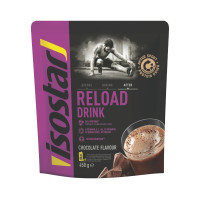 Isostar Reload olbaltumvielu atjaunošanās dzēriens ar šokolādes garšu, pēc fiziskām slodzēm 450g | Multum
