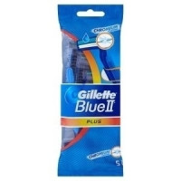 Gillette BlueII 5 Plus vienreizlietojamie skuvekļi 5gab | Multum