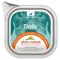 Almo Nature Daily slapjā barība ar teļa gaļu un burkāniem suņiem 100g | Multum