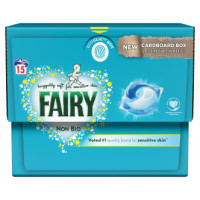 Fairy Non Bio Sensitive veļas mazgāšanas kapsulas 15x | Multum