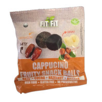 Fit-Fit Mini Capuccino augļu uzkodu bumbiņas ar kapučīno garšu 50g | Multum