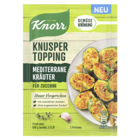 Knorr Knusper Topping Vidusjūras garšaugu maisījums 40g | Multum