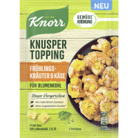 Knorr Knusper Topping pavasara garšaugu un siera garšvielu maisījums 40g | Multum