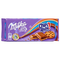 Milka Chips Ahoy šokolāde ar cepumiem 100g | Multum