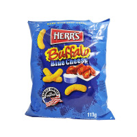 Herr's Buffalo Blue kukurūzas čipsi ar zilā siera garšu 113g | Multum