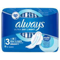 Always Day&Night higiēniskās paketes 9gab | Multum