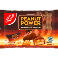 G&G Peanut Power šokolādes batoniņi ar zemesriekstiem 400g | Multum