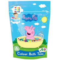 Peppa Pig ūdeni krāsojošas tabletes vannai 9gab, 144g | Multum