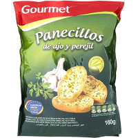 Gourmet Panecillos ķiploku maizes sausiņi ar olīveļļu un pētersīļiem 160g | Multum