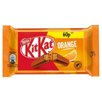 Kit Kat vafeļu batoniņi ar apelsīnu garšas šokolādes pārklājumu 41.5g | Multum