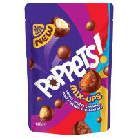 Poppets Mix-Ups šokolādes konfektes ar dažādu veidu pildījumiem 120g | Multum