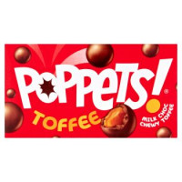 Poppets īrisa konfektes piena šokolādes pārklājumā 39g | Multum