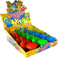 Candy Castle Crew Splatter Pops konfekte - rotaļlieta 33g | Multum